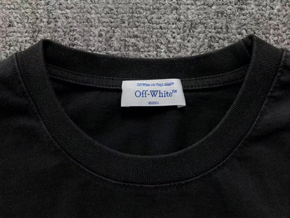 Off White Crocodile Tee Black