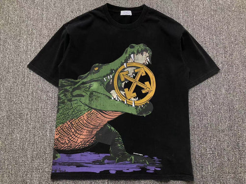 Off White Crocodile Tee Black