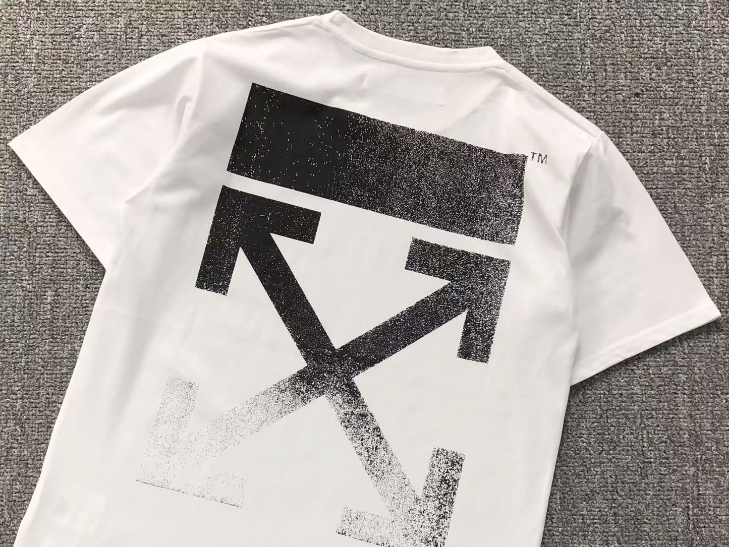 Off White Degrade Arrows Tee White