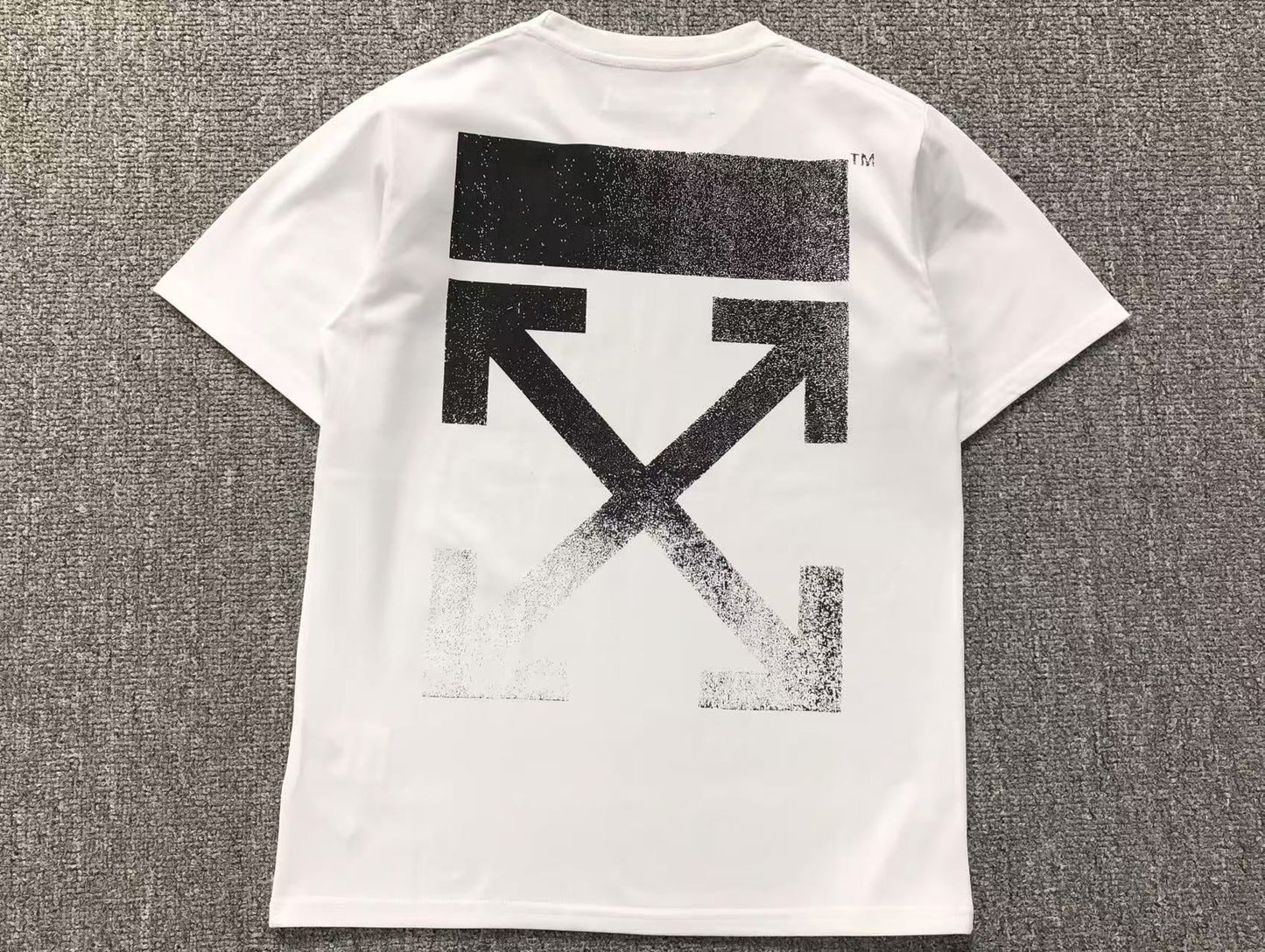 Off White Degrade Arrows Tee White