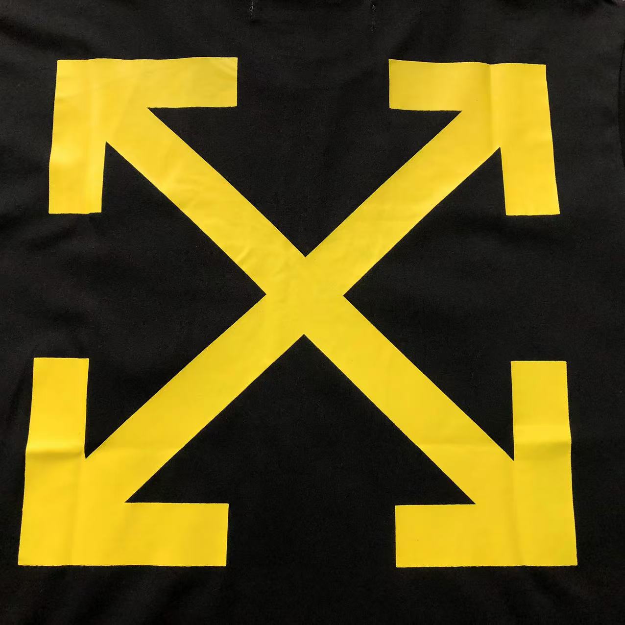 Off White Diag Arrow Caravaggio Mercy Tee Black