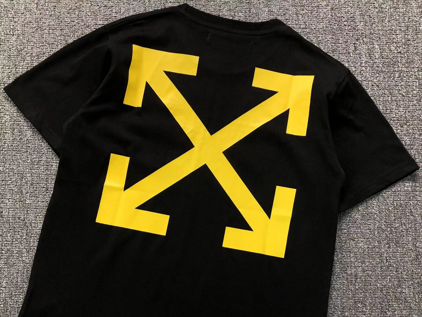 Off White Diag Arrow Caravaggio Mercy Tee Black