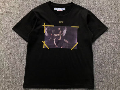 Off White Diag Arrow Caravaggio Mercy Tee Black