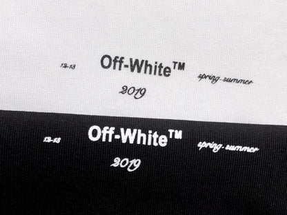 Off White Diag Arrows Monet Tee White
