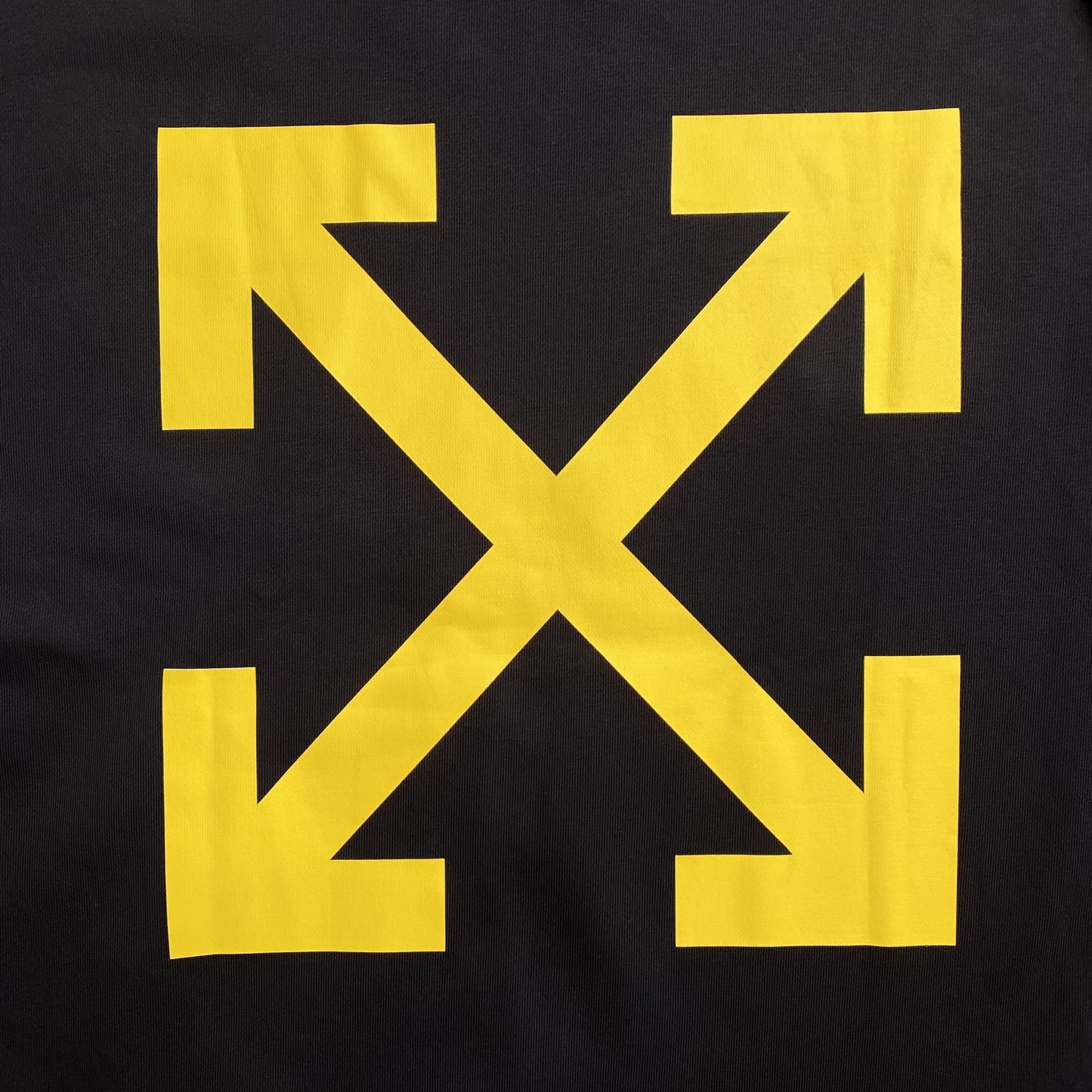 OFF WHITE DIAGONAL ARROW CARAVAGGIO ANN SKATE CREWNECK BLACK