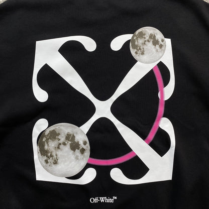 OFF WHITE DOUBLE MOON ARROW CREWNECK BLACK