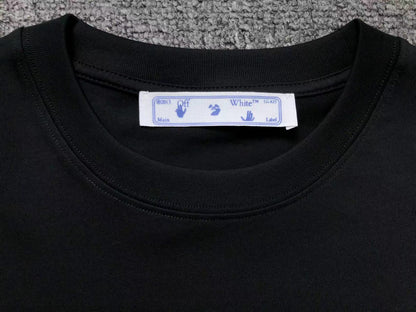 Off White Double Moon Arrow Tee Black