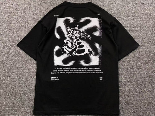 Off White Dragon Arrow Tee Black