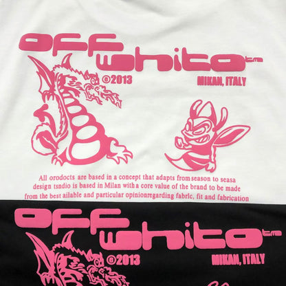 Off White Dragon Bee Tee White