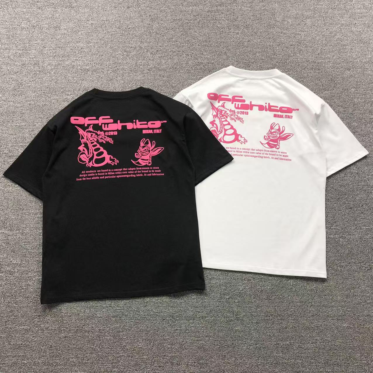 Off White Dragon Bee Tee White
