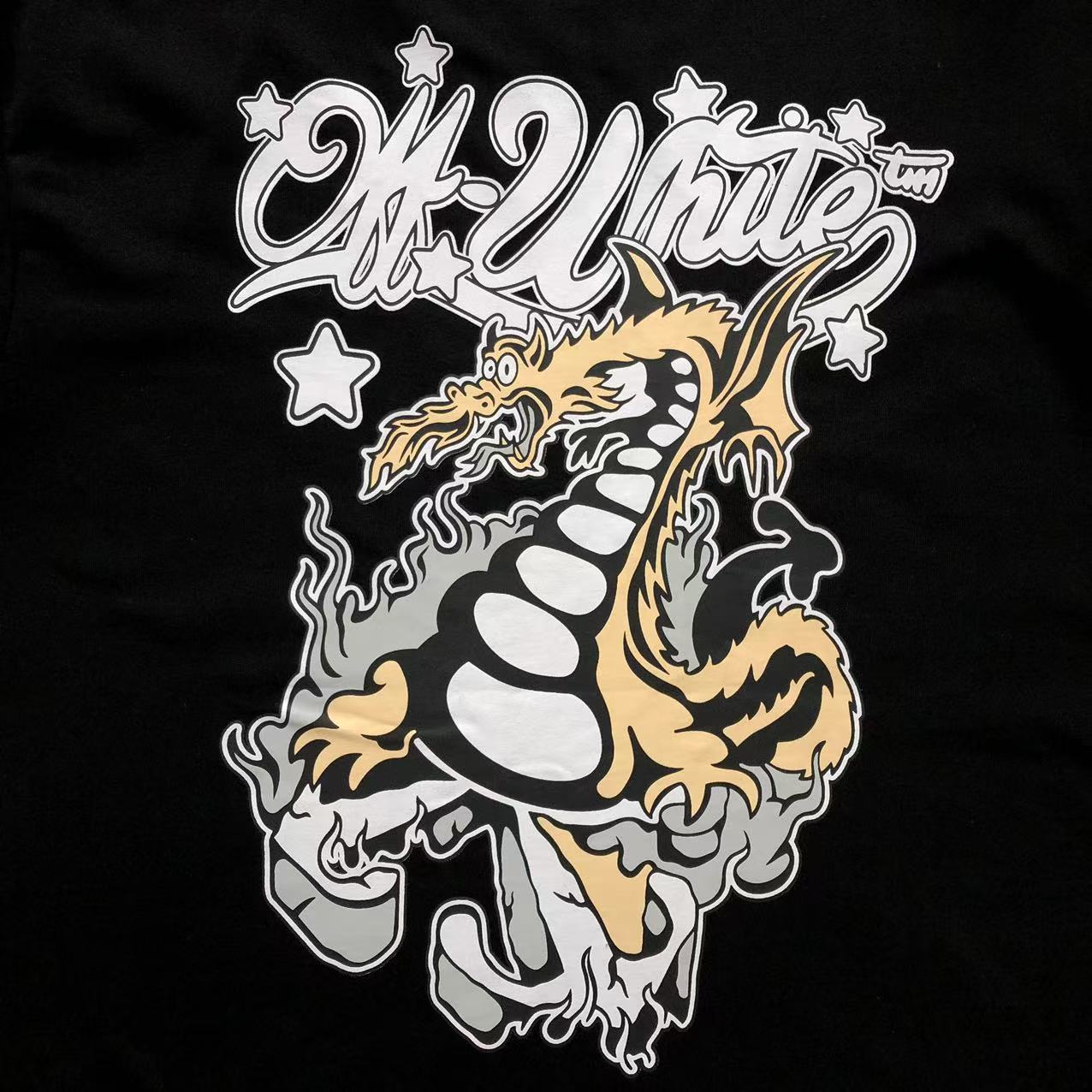 Off White Dragon Tee Black