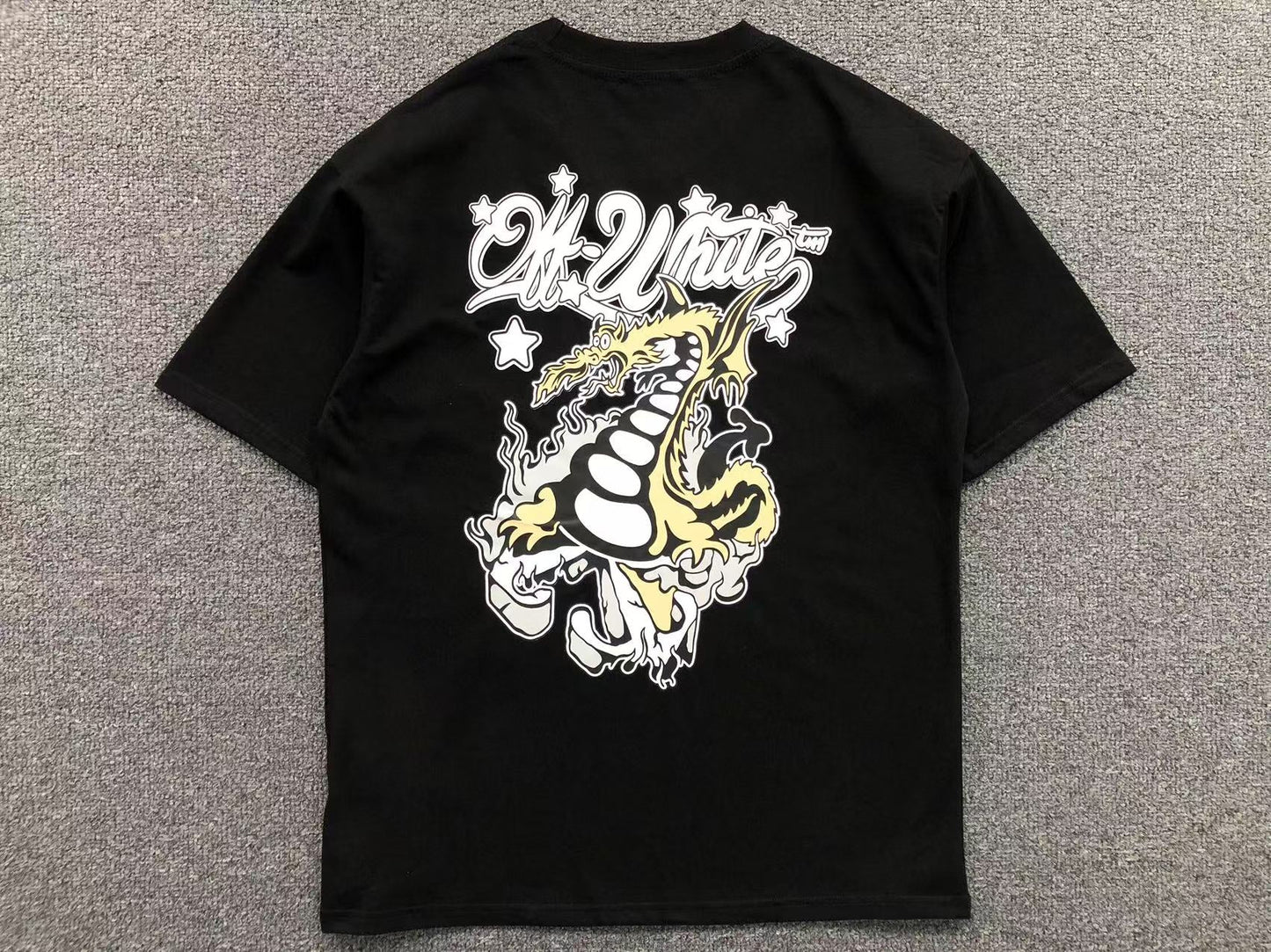 Off White Dragon Tee Black
