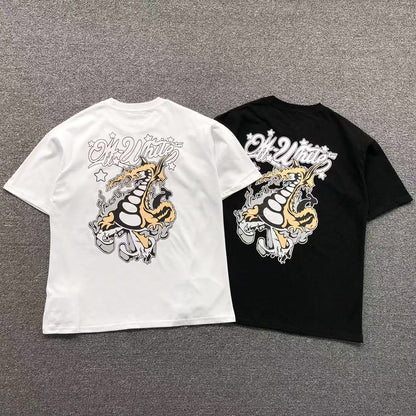 Off White Dragon Tee White