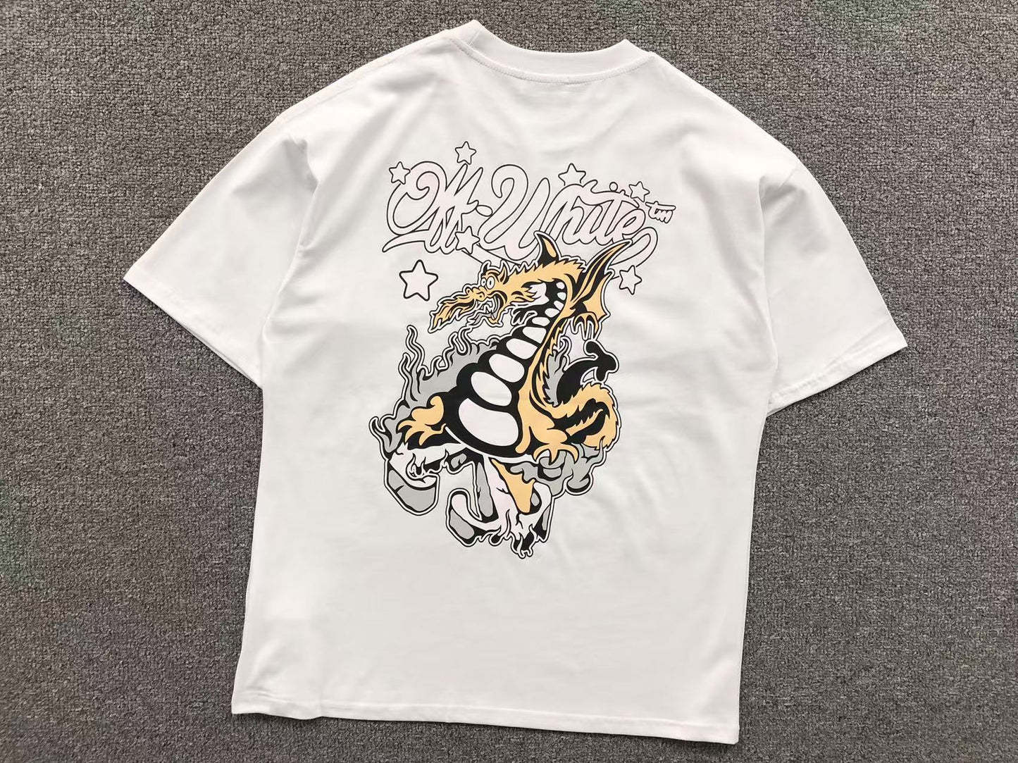 Off White Dragon Tee White