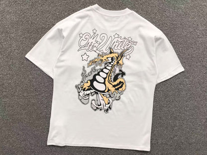 Off White Dragon Tee White