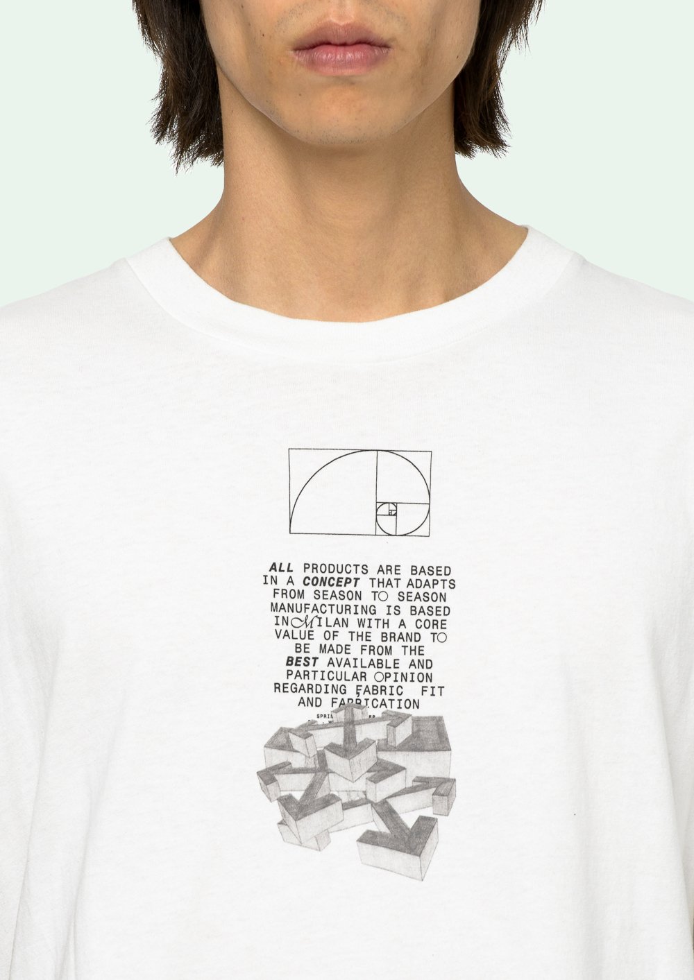 OFF WHITE DRIPPING ARROWS S/S OVER T-SHIRT