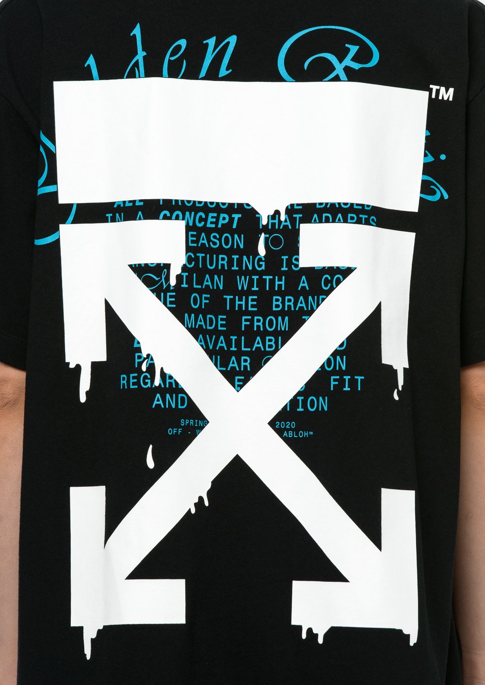OFF WHITE DRIPPING ARROWS S/S OVER T-SHIRT