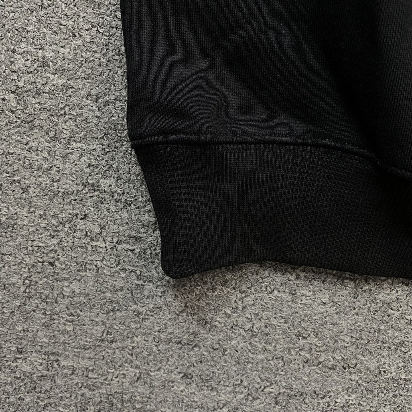 OFF WHITE EMBROIDERY BLACK ARROW HOODIE BLACK