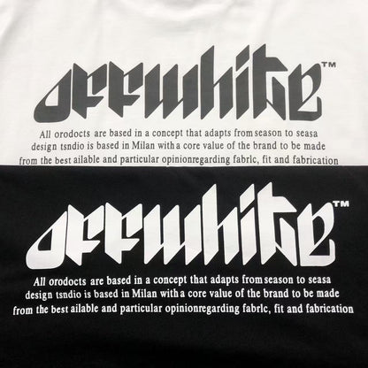 Off White Eye Logo Tee Black