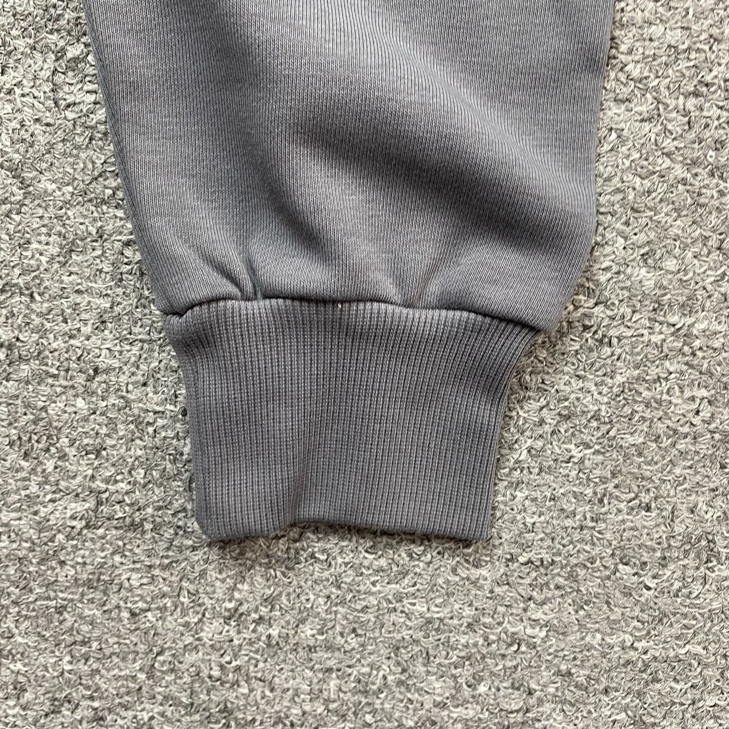OFF WHITE FADED LOGO PRINT CREWNECK GREY