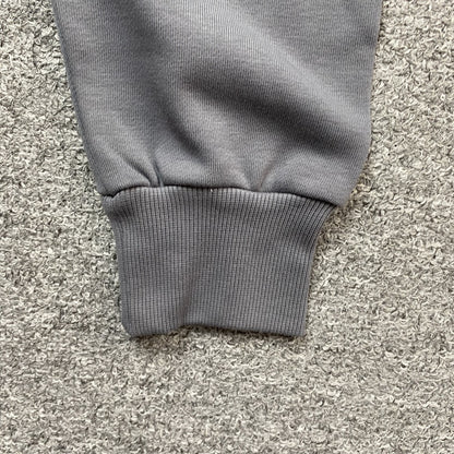 OFF WHITE FADED LOGO PRINT CREWNECK GREY