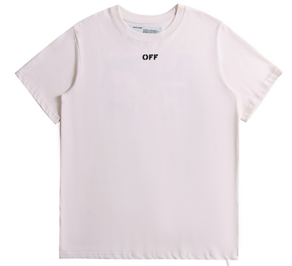 OFF-WHITE FLORAL ARROWS TEE TAN