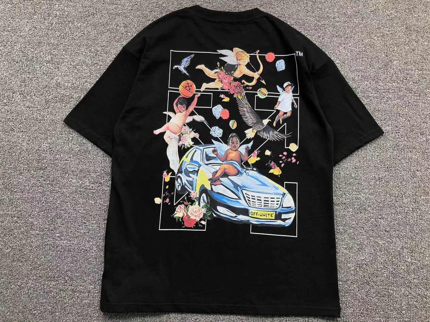 Off White Fresco Arrow Tee Black
