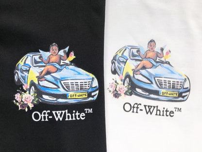 Off White Fresco Arrow Tee White
