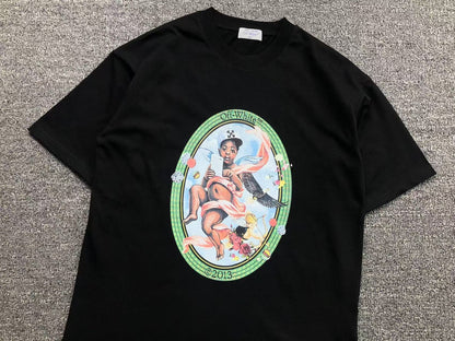 Off White Fresco Oval Tee Black