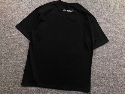 Off White Fresco Oval Tee Black