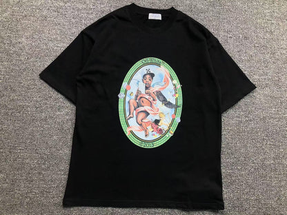 Off White Fresco Oval Tee Black