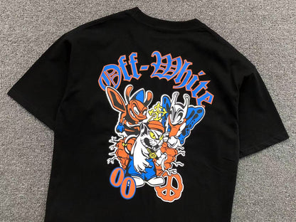 Off White Gang Tee Black