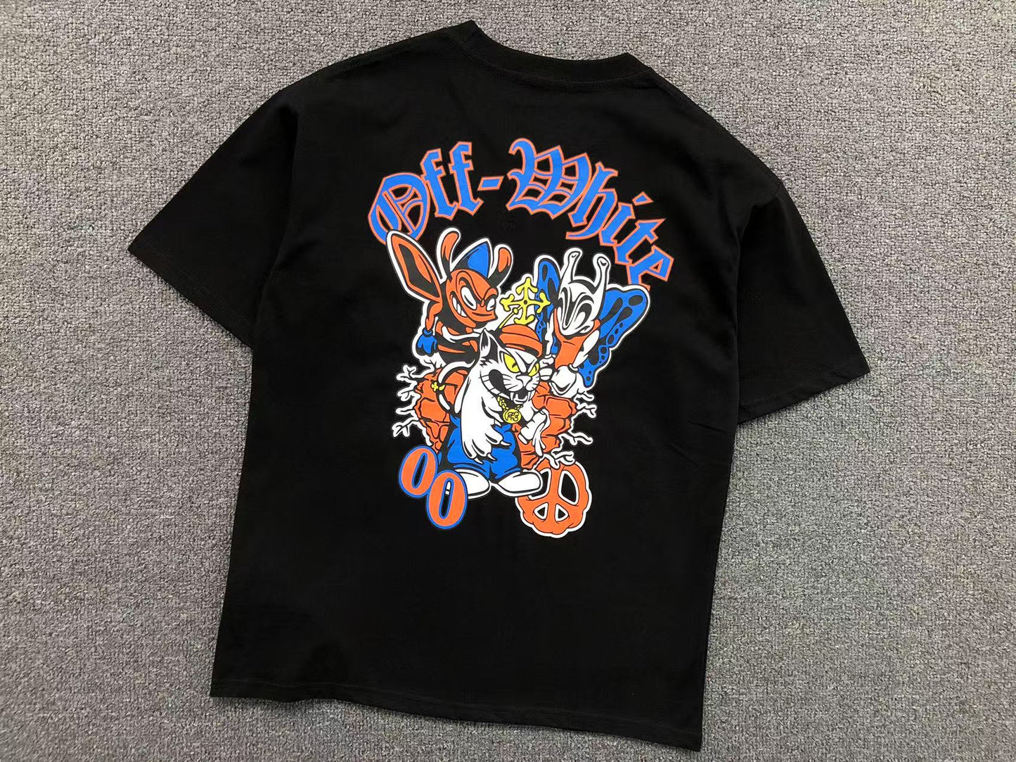 Off White Gang Tee Black