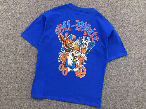 Off White Gang Tee Blue