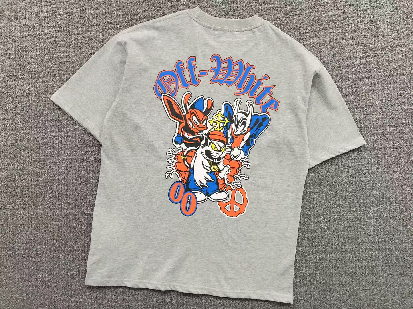 Off White Gang Tee Grey