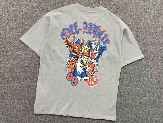 Off White Gang Tee Grey