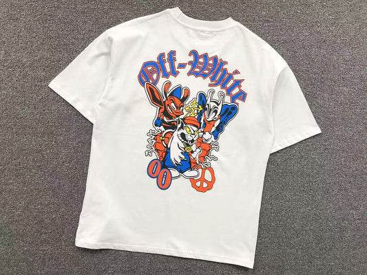 Off White Gang Tee White