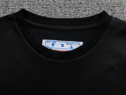 Off White Graffiti Arrow Tee Black