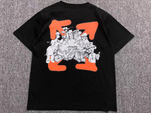 Off White Graffiti Arrow Tee Black