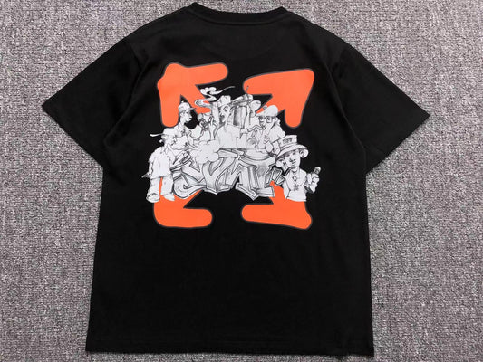 Off White Graffiti Arrow Tee Black