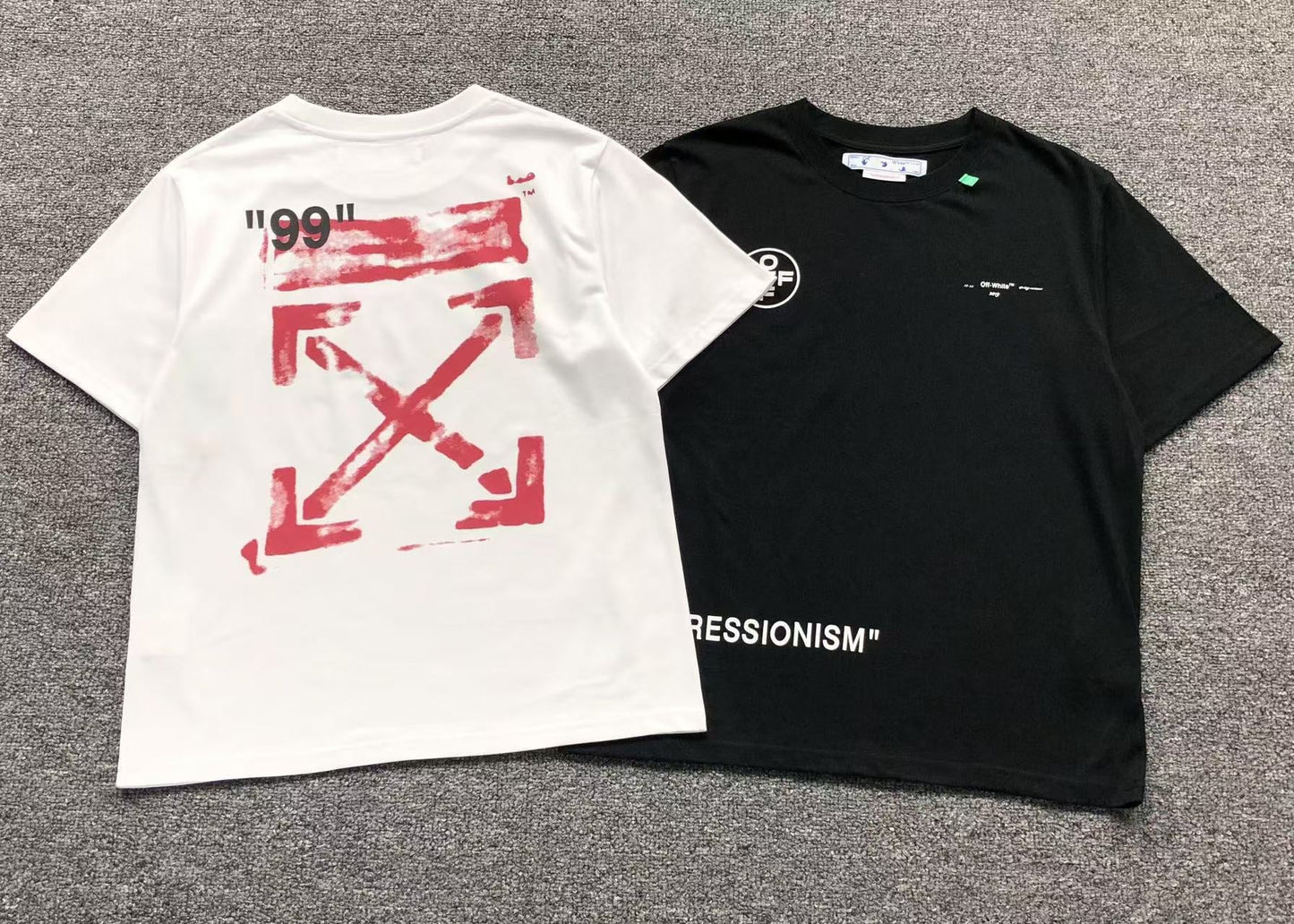 Off White Impressionism Tee Black