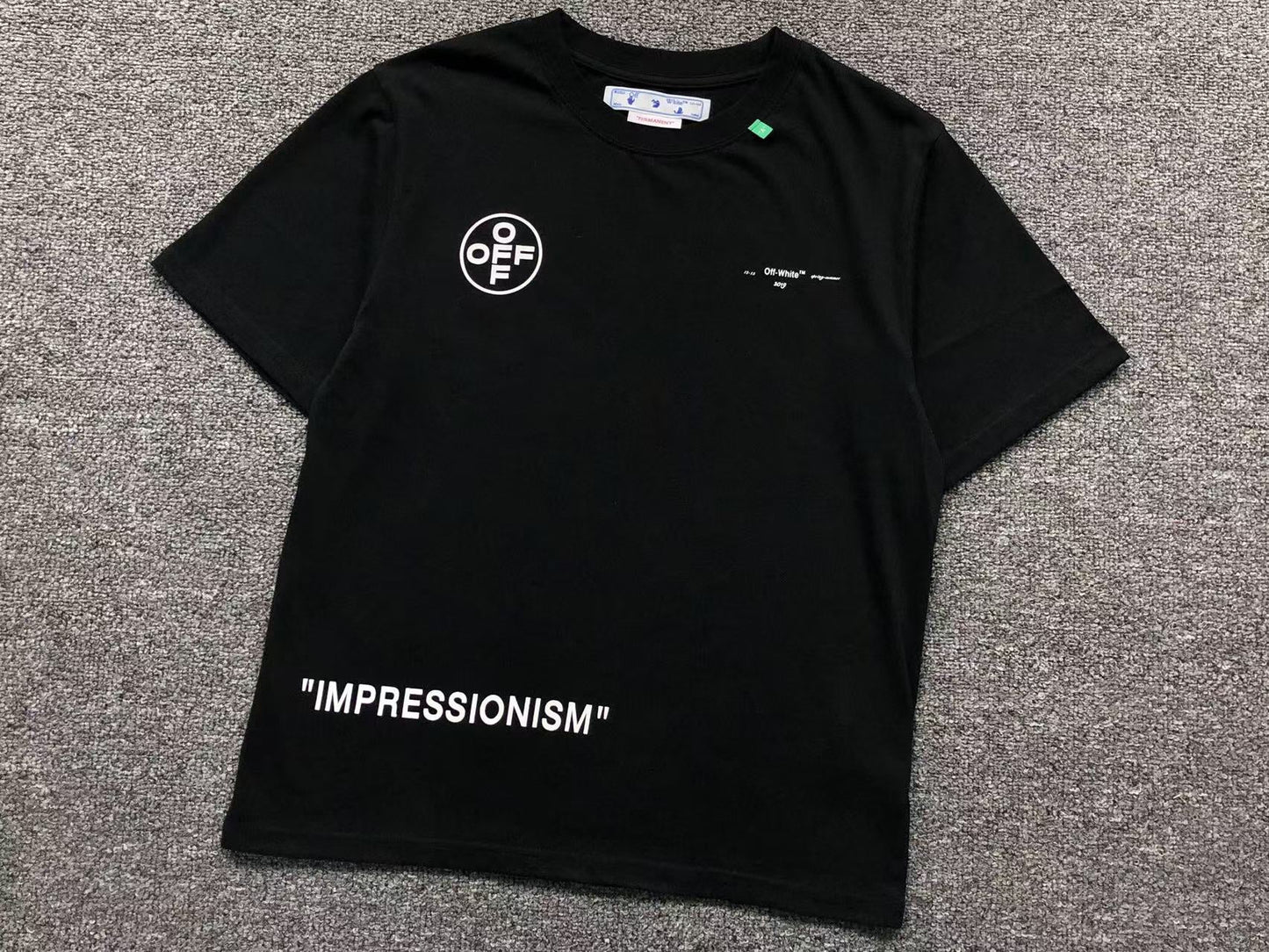 Off White Impressionism Tee Black