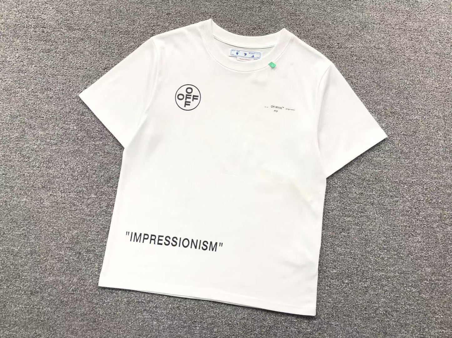 Off White Impressionism Tee White