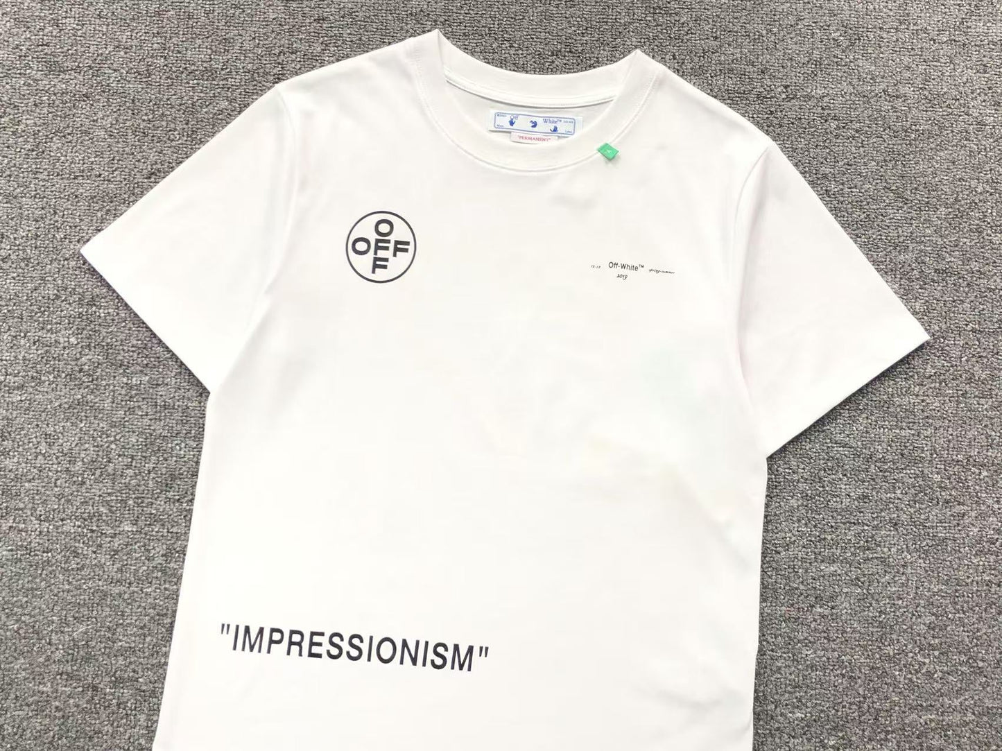 Off White Impressionism Tee White