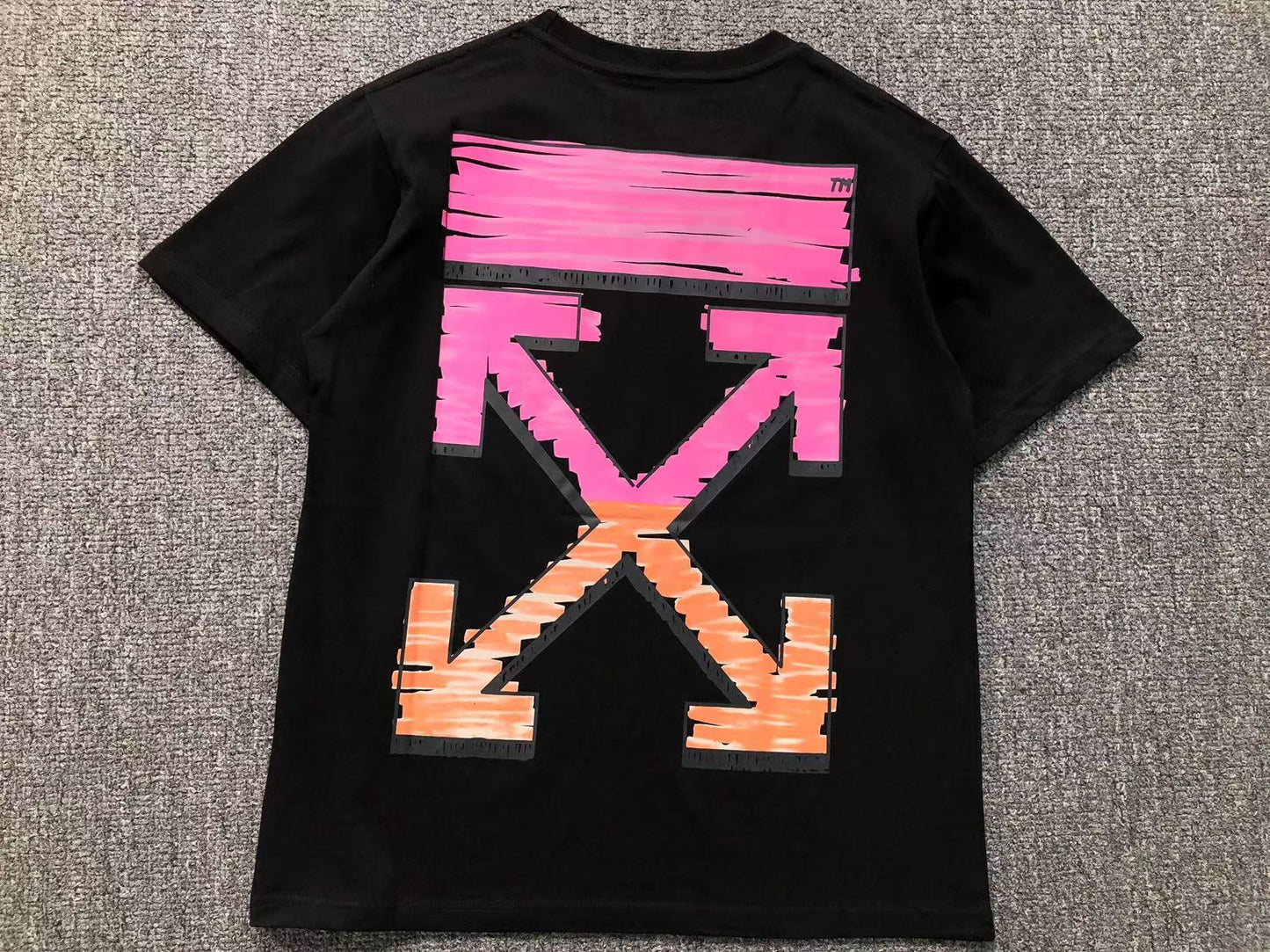 Off White Marker Arrow Tee Black