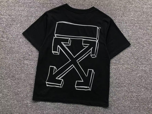 Off White Marker Arrows Sketch Tee Black