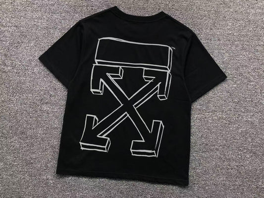Off White Marker Arrows Sketch Tee Black