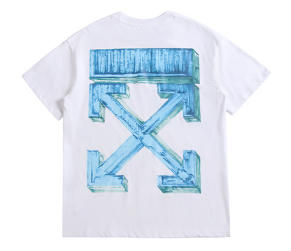 OFF-WHITE MARKER BLUE ARROWS TEE WHITE
