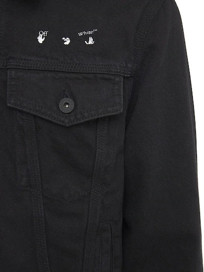 OFF WHITE MARKER DENIM JACKET