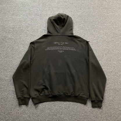 OFF WHITE MARY SKATE HOODIE BLACK